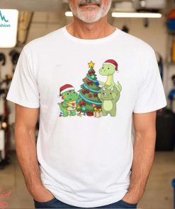 Christmas Dinosaur Shirt Kids Christmas Tree Dino Essential Shirt
