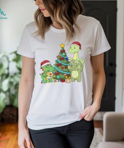 Christmas Dinosaur Shirt Kids Christmas Tree Dino Essential Shirt