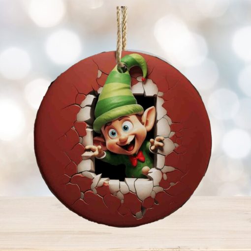 Christmas Elf Sublimation Ornament