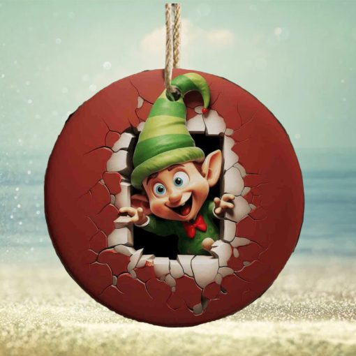 Christmas Elf Sublimation Ornament