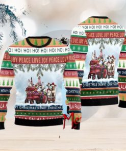 Christmas Farm Animals Truck Ugly Christmas Sweater Gift Knitting Sweater