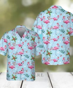 Christmas Flamingo Hawaiian Shirt Practical Beach Gift For Him