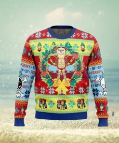 Christmas Franky One Piece Ugly Christmas Sweaters For Men And Women