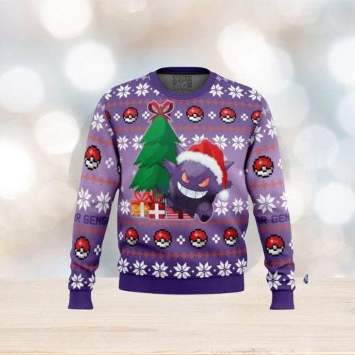 Christmas Gengar Pokemon Ugly Christmas Sweaters For Men And Women