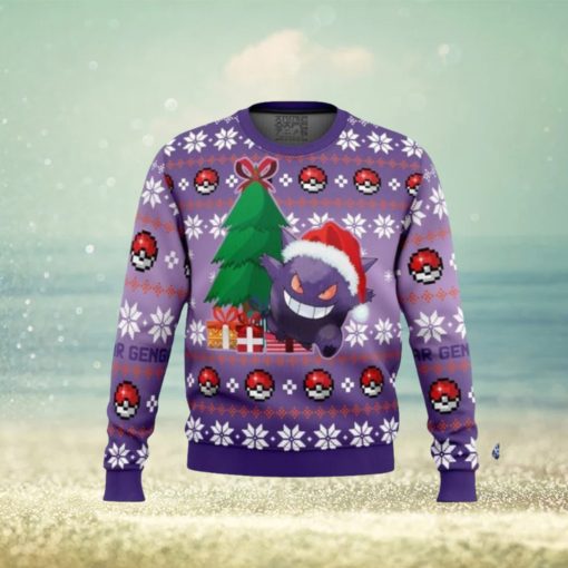 Christmas Gengar Pokemon Ugly Christmas Sweaters For Men And Women