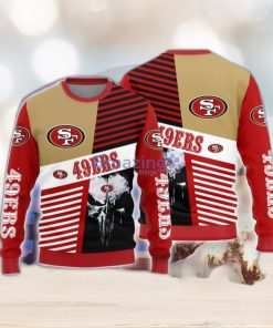 San Francisco 49ers Snoppy Christmas Gift 3D Ugly Christmas