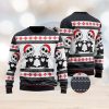 Chicago Bears Design NFL Snowflakes Reindeer 3D Sweater Custom Number And Name