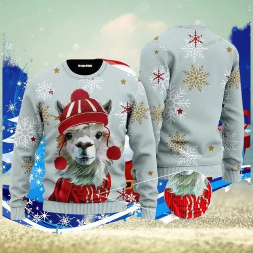 Christmas Llama Christmas Ugly Christmas Sweater Special Gift For Men Women