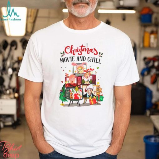 Christmas Movie and Chill Characters shirt