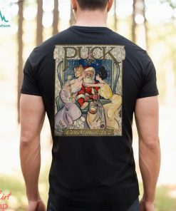 Christmas Puck Kissing Santa shirt
