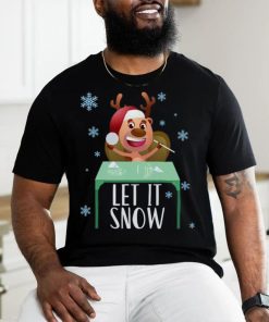 Christmas Reindeer Cocaine Santa Sweater Let It Snow Gift T Shirt