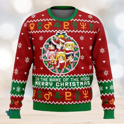 Christmas Sailor Guardians Sailor Moon Ugly Christmas Sweaters 3D Super Hot