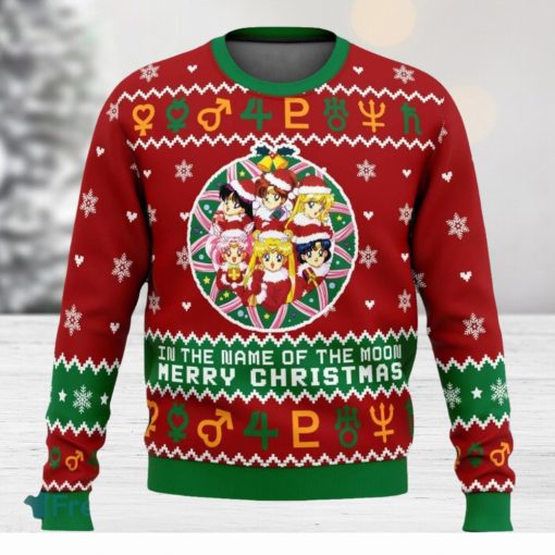 Christmas Sailor Guardians Sailor Moon Ugly Christmas Sweaters 3D Super Hot