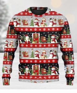 Christmas Santa Claus And Snowman Happy Xmas Ugly Christmas Sweaters Special Gift For Loved Ones