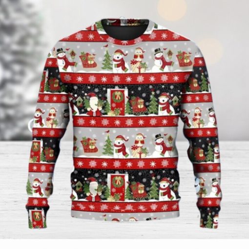 Christmas Santa Claus And Snowman Happy Xmas Ugly Christmas Sweaters Special Gift For Loved Ones