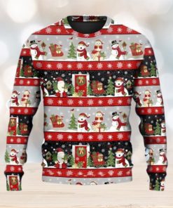 Christmas Santa Claus And Snowman Happy Xmas Ugly Christmas Sweaters Special Gift For Loved Ones