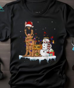 Christmas Snowman Xmas Lights Paja Dog Lover T Shirts