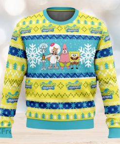 Christmas Spongebob Nickelodeon Ugly Christmas Sweaters 3D Super Hot