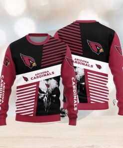 Christmas Sweater Arizona Cardinals Skull Pattern Limited Edition 3D Sweater