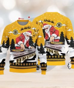 Christmas Sweater Boston Bruins Christmas Funny DJ Santa Limited Edition 3D Sweater