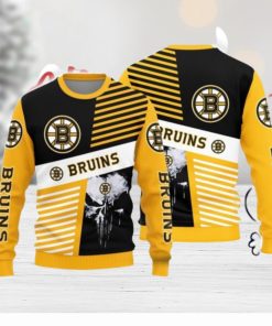 Christmas Sweater Boston Bruins Skull Pattern Limited Edition 3D Sweater