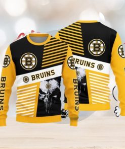 Christmas Sweater Boston Bruins Skull Pattern Limited Edition 3D Sweater