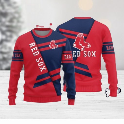 Christmas Sweater Boston Red Sox Basic Pattern Limited Edition 3D Sweater