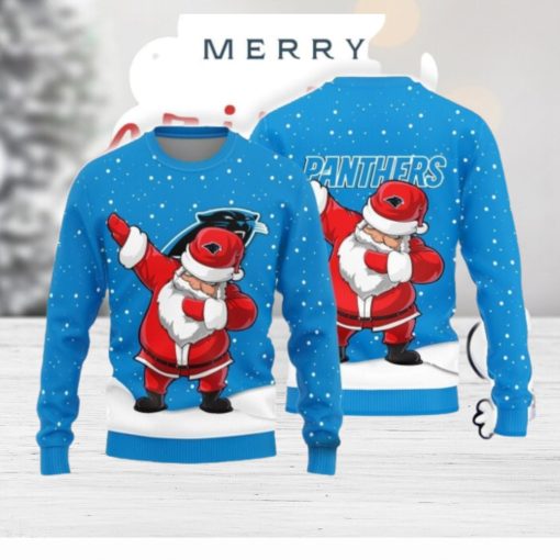 Christmas Sweater Carolina Panthers Dab Santa Limited Edition 3D Sweater