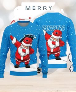 Christmas Sweater Carolina Panthers Dab Santa Limited Edition 3D Sweater