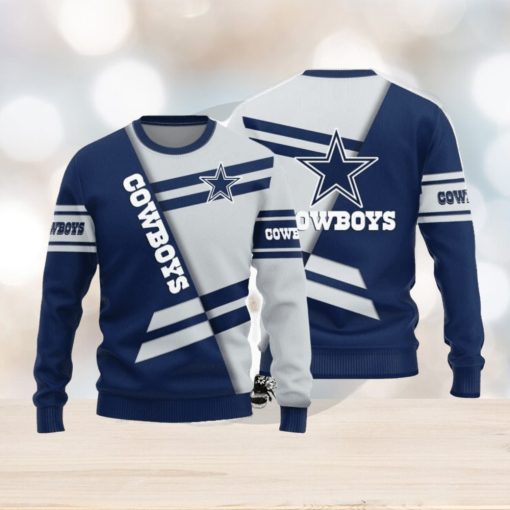 Christmas Sweater Dallas Cowboys Basic Pattern Limited Edition 3D Sweater