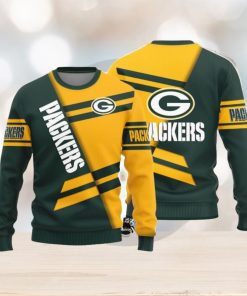 Christmas Sweater Green Bay Packers Basic Pattern Limited Edition 3D Sweater