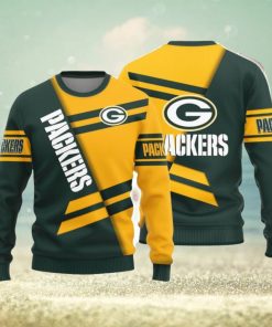 Christmas Sweater Green Bay Packers Basic Pattern Limited Edition 3D Sweater