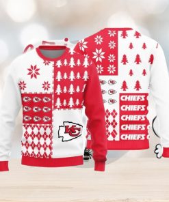 Christmas Sweater Kansas City Chiefs Christmas Pine Trees Pattern Limited Edition 3D Sweater