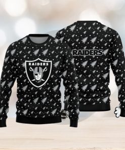 Christmas Sweater Las Vegas Raiders Christmas Pine Tree Patterns Pattern 3D Sweater