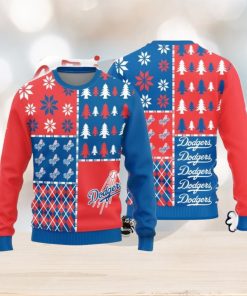 Christmas Sweater Los Angeles Dodgers Christmas Pine Trees Pattern Limited Edition 3D Sweater