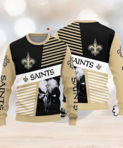 Christmas Sweater Orleans Saints Skull Pattern Limited Edition 3D Sweater