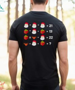Christmas Teacher Math Equations shirt