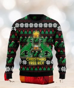 Christmas Tree Rex Drink Beer Ugly Christmas Sweater Impressive Gift For Men And Women