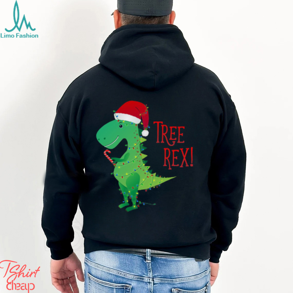 Christmas Tree Rex Essential Shirt Christmas Tree Rex Essential Shirt