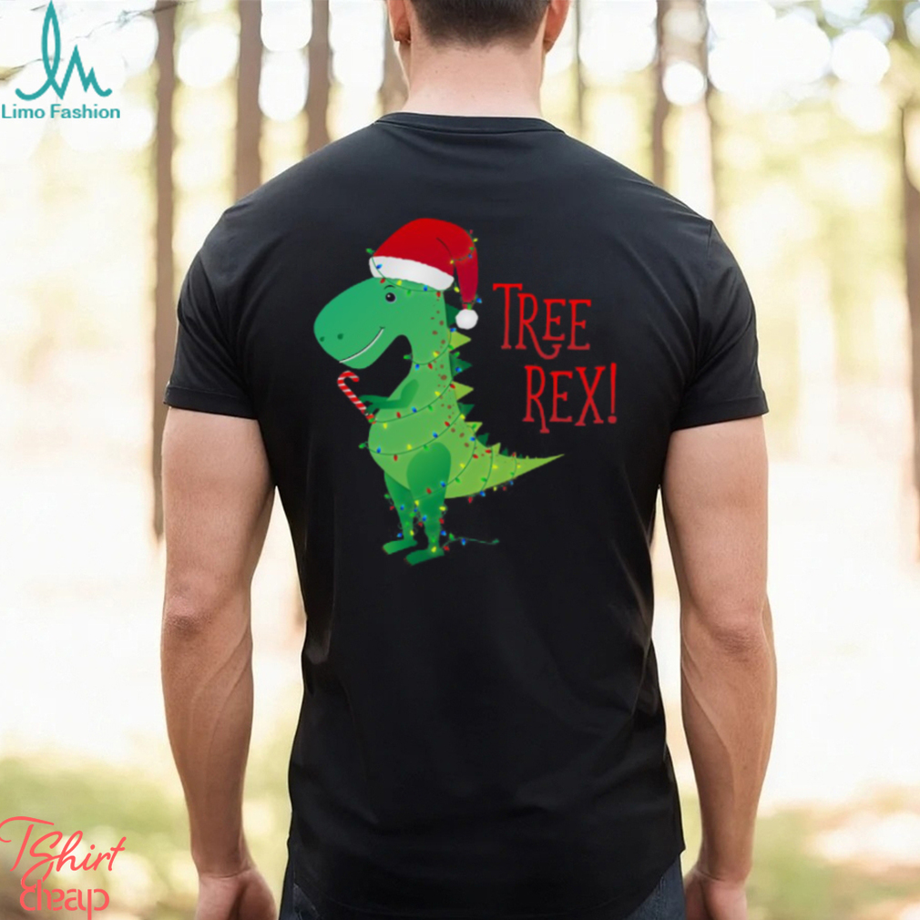 Christmas Tree Rex Essential Shirt Christmas Tree Rex Essential Shirt