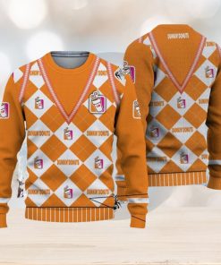 Christmas Ugly Sweater 3D For Men And Women Dunkin’ Donuts