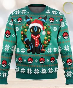 Christmas Umbreon Pokemon 3D Ugly Christmas Sweater Unisex Christmas Sweater For Men And Women