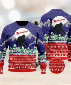 Christmas With Bigfoot Ugly Christmas Sweater