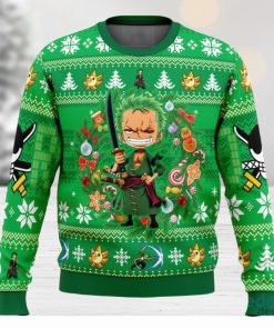 Christmas Zoro One Piece 3D Ugly Christmas Sweater Unisex Christmas Sweater For Men And Women