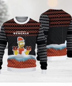 Cincinnati Bengals Christmas Simpson Hot Trending Ugly Sweater For Fans