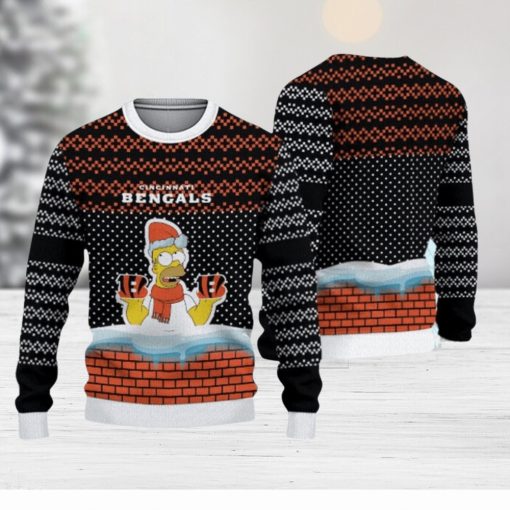 Cincinnati Bengals Christmas Simpson Hot Trending Ugly Sweater For Fans