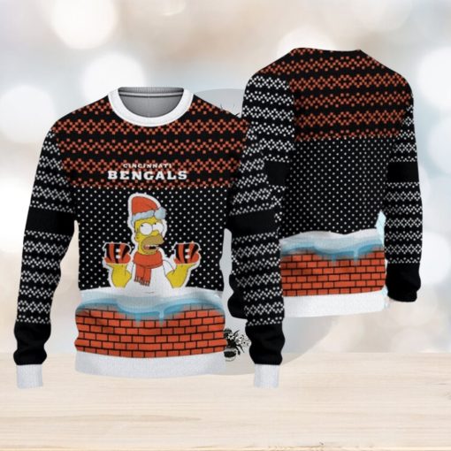 Cincinnati Bengals Christmas Simpson Hot Trending Ugly Sweater For Fans