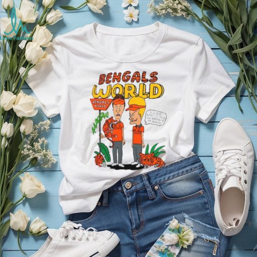 Cincinnati Bengals Homage Unisex Beavis And Butthead x Bengals World Tri Blend T Shirt