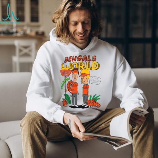 Cincinnati Bengals Homage Unisex Beavis And Butthead x Bengals World Tri Blend T Shirt