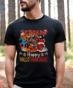 Cincinnati Bengals Mascot Happy Hallothanksmas Shirt